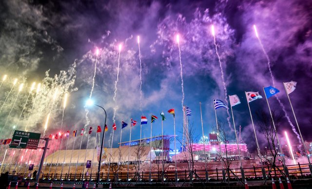 Открытие зимней Олимпиады – 2018 в Пхенчхане Южная Корея.
